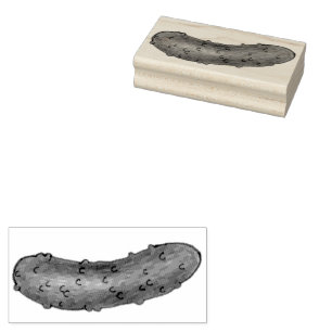 Carimbo De Borracha Tipo um Grande Dill (Deal) Kosher Sour Pickle