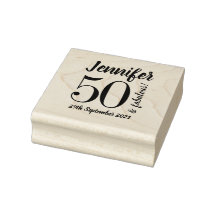 Tipografia de Roteiro de Aniversário de 50 anos 50