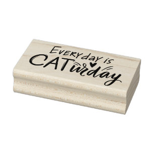 Carimbo De Borracha Todo dia é CATurday 