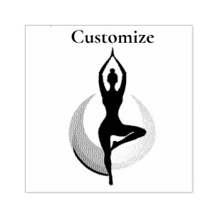 Carimbo De Borracha Tornar Excelente Yoga Novamente Thunder_Cove