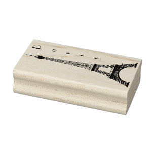 Carimbo De Borracha Torre Eiffel