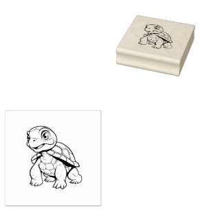 Carimbo De Borracha Tortoise