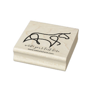 Carimbo De Borracha Touro Animal Fazenda Vintage