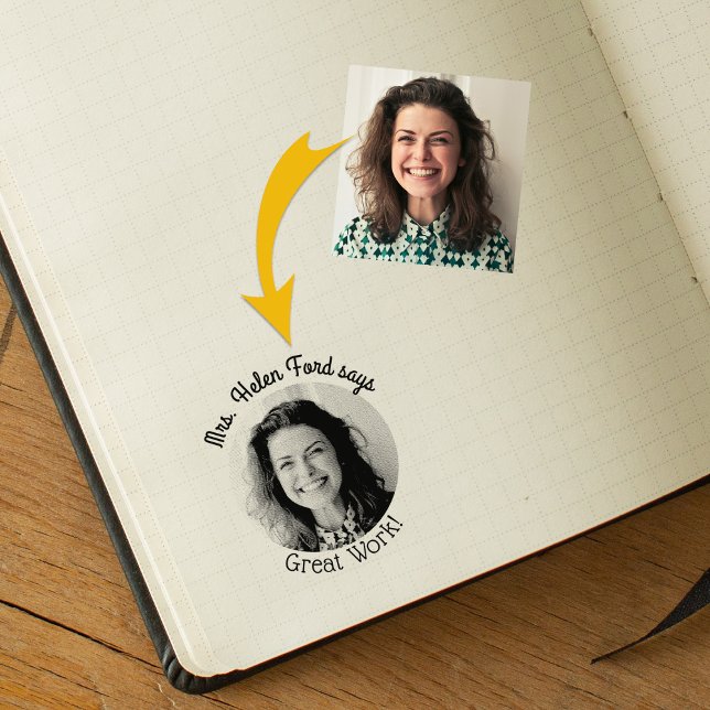 Carimbo De Borracha Trabalho de Excelente de Professores Personalizado (Criador carregado)