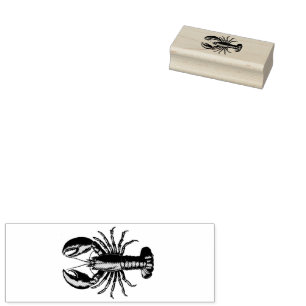 Carimbo De Borracha Trendy Lobster