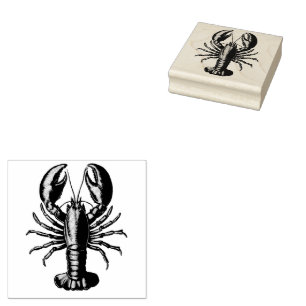 Carimbo De Borracha Trendy Lobster