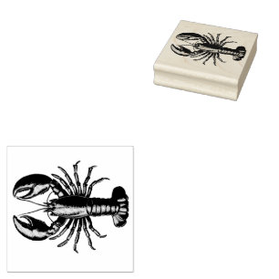 Carimbo De Borracha Trendy Lobster