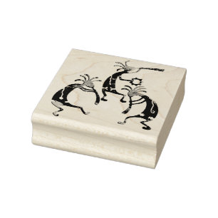 Carimbo De Borracha Trio do músico de KOKOPELLI + suas ideias