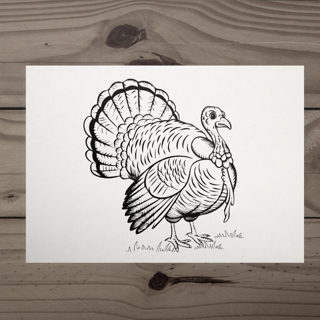 Carimbo De Borracha Turquia (Turkey Rubber Stamp)