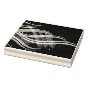 Carimbo De Borracha um fundo colorido com linhas e faíscas