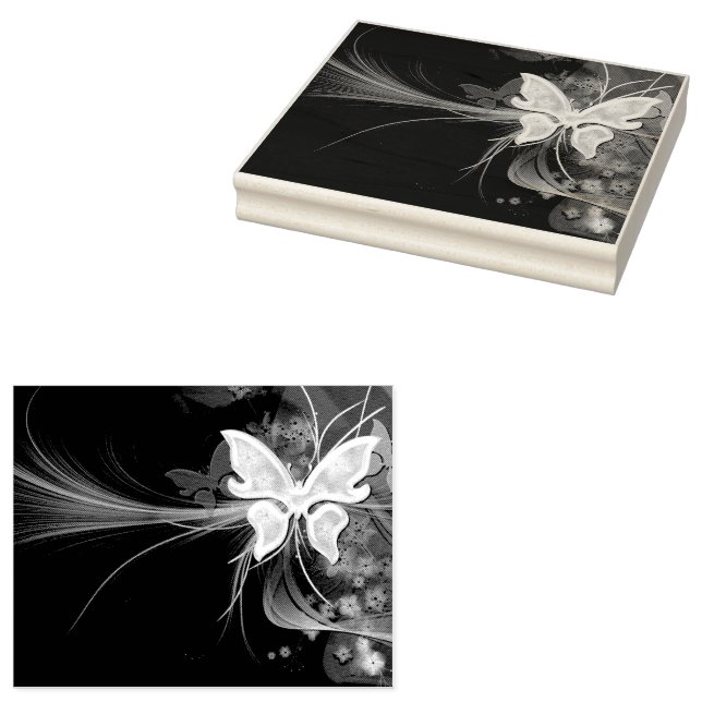 Carimbo De Borracha um fundo escuro com triângulos dourados e turvos (Carimbado)