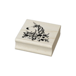 Carimbo De Borracha Unicorn