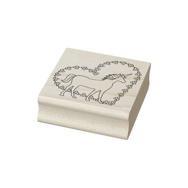 Carimbo De Borracha Unicórnio (Carimbo)