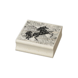 Carimbo De Borracha UNICÓRNIO DO UNIVERSO colorido