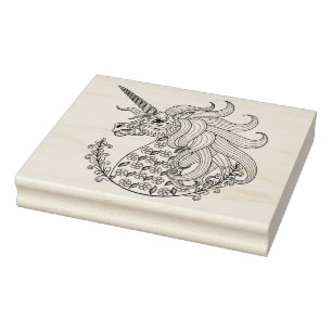 Carimbo De Borracha Unicórnio inspirado