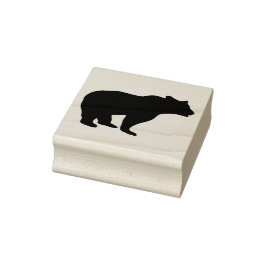 Carimbo De Borracha Urso