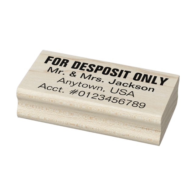 Carimbo De Borracha Verificar Endosso (Carimbo)