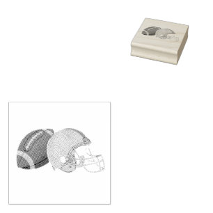 Carimbo De Borracha Vintage American Football Game