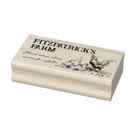 Carimbo De Borracha Vintage Chicken Sketch Fazenda de Ovo Cartolina