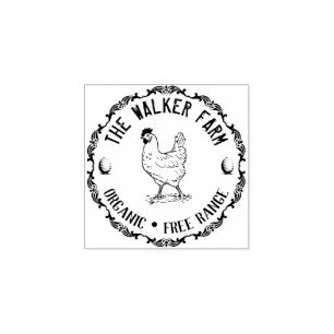 Carimbo De Borracha Vintage Clássico ⎢ Ovo Personalizado