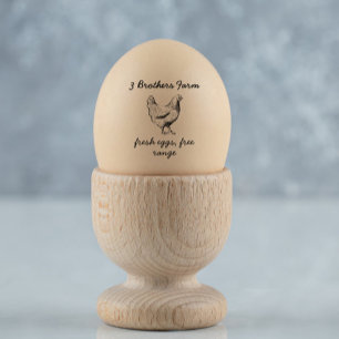 Carimbo De Borracha Vintage Nome simples de Fazenda personalizada ma