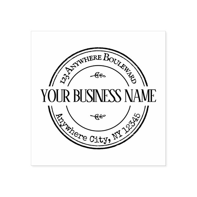 Carimbo De Borracha Vintagem personalizada (Impressão)