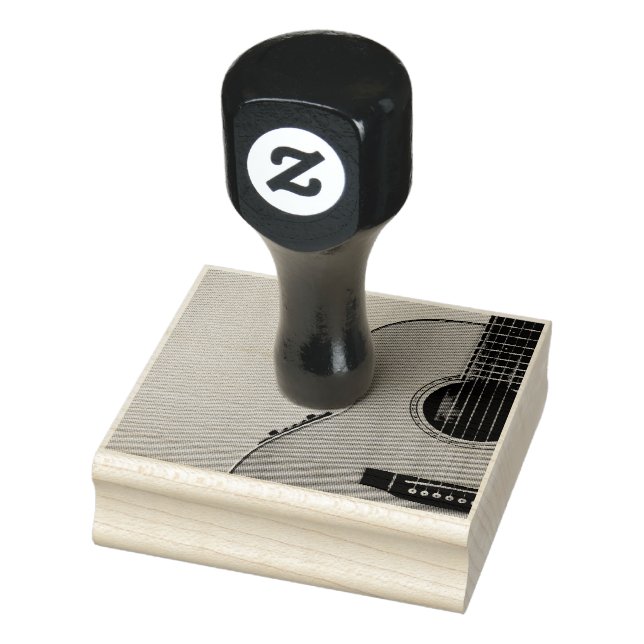 Carimbo De Borracha Violão Acústico Fantástico (Carimbo)