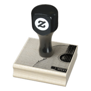 Carimbo De Borracha Violão Acústico Incrível