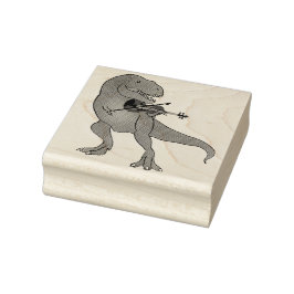 Carimbo De Borracha Violino T-Rex