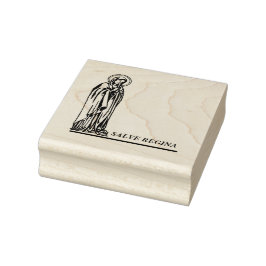 Carimbo De Borracha Virgem Maria Religiosa Católica Mãe Abençoada