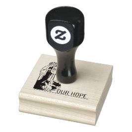 Carimbo De Borracha Virgem Mary Fatima Santa Rosária Immaculada Coraçã