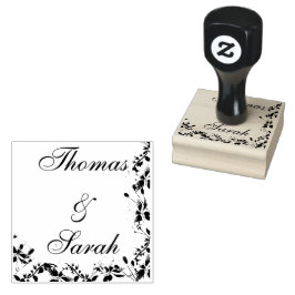 Carimbo De Borracha Vitorian Meadow