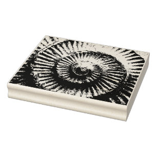 Carimbo De Borracha Whitby Ammonite
