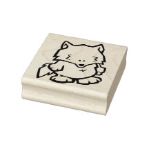 Willife Wolf Wood Art Stamp