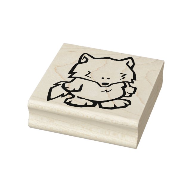 Carimbo De Borracha Willife Wolf Wood Art Stamp (Carimbo)