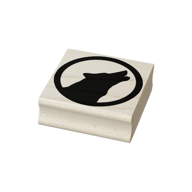 Carimbo De Borracha Wolf Art Rubber Stamp (Carimbo)