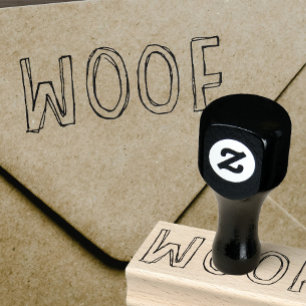CARIMBO DE BORRACHA WOOF