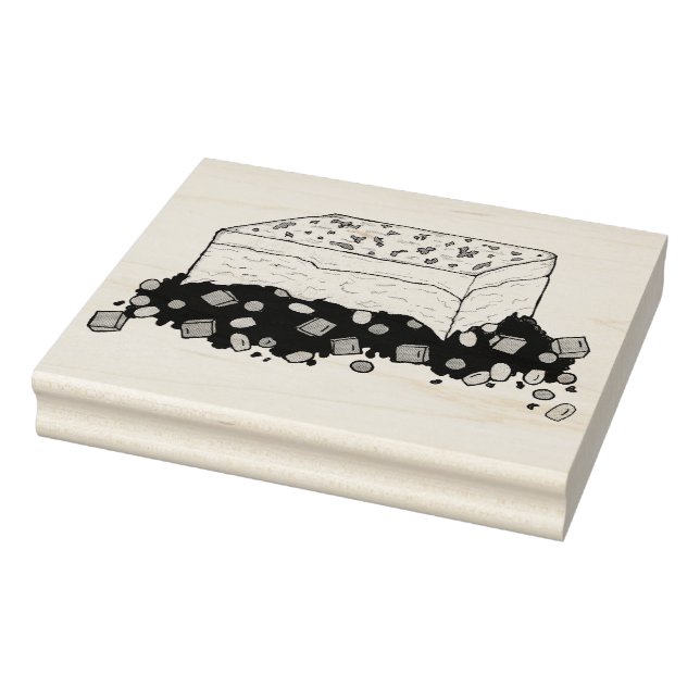 Carimbo De Borracha Xícara de carne de pastor Comida inglesa (Carimbo)