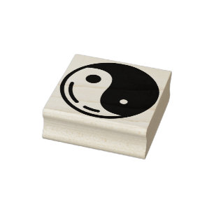 Carimbo De Borracha yin-yang