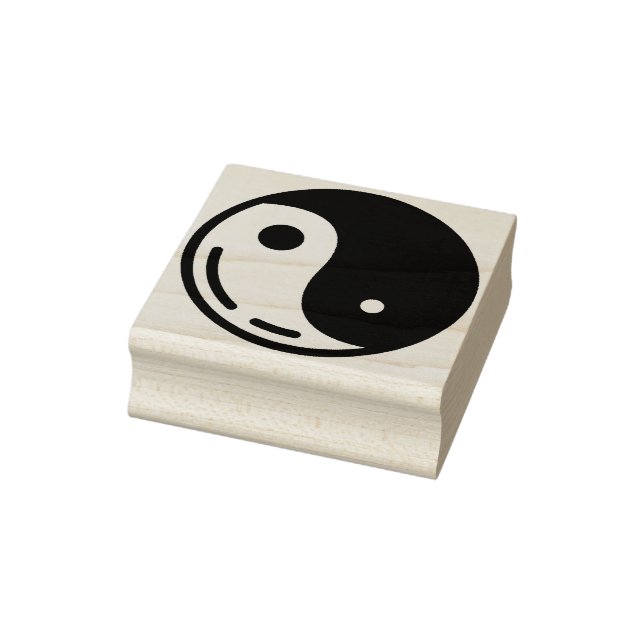 Carimbo De Borracha yin-yang (Carimbo)