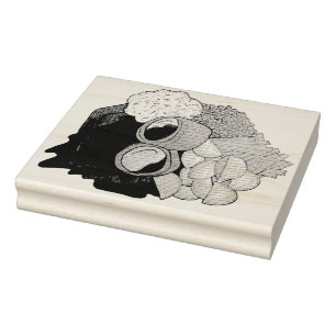 Carimbo De Borracha Yorkshire Pudim Sunday Roast UK Comida britânica