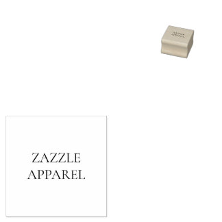 Carimbo De Borracha Zazzle Roupa