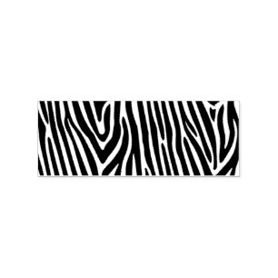 Carimbo De Borracha Zebra Stripes Pattern Thunder_Cove