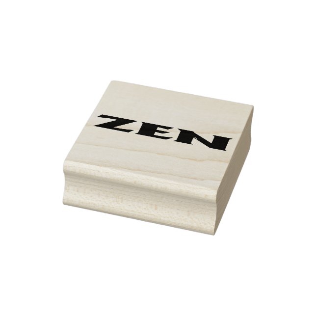 Carimbo De Borracha Zen grande de borracha sem alça (Carimbo)