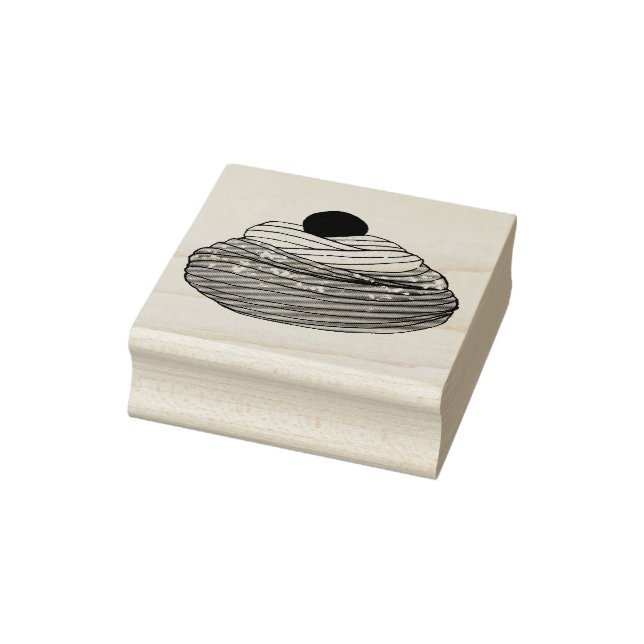 Carimbo De Borracha ZEPPOLE Itália Fried Dough Pastery Foley Foodie (Carimbo)