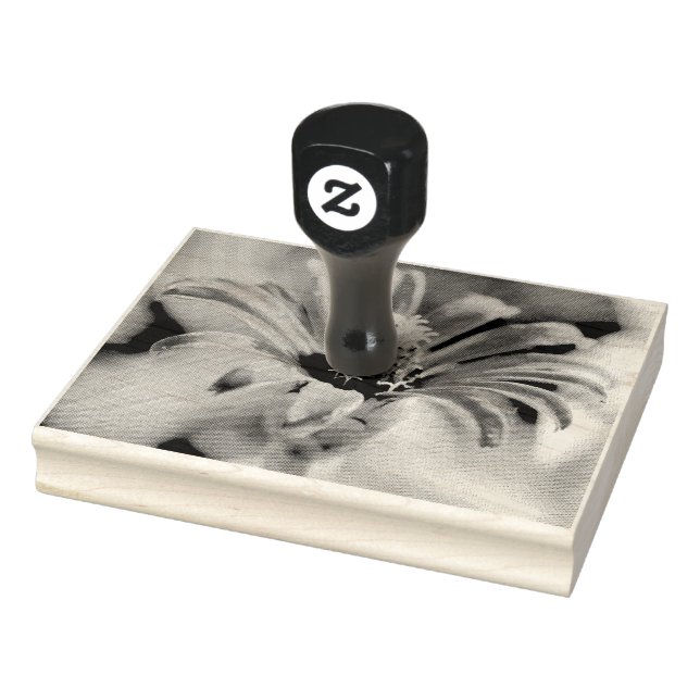 Carimbo De Borracha Zinnia (Carimbo)