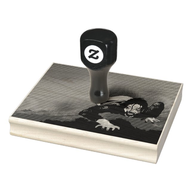 Carimbo De Borracha Zombie (Carimbo)