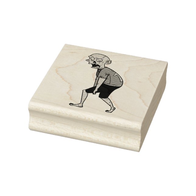 Carimbo De Borracha Zombie (Carimbo)