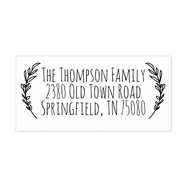 Carimbo de Carimbo do Endereço de Retorno Russo (Design)