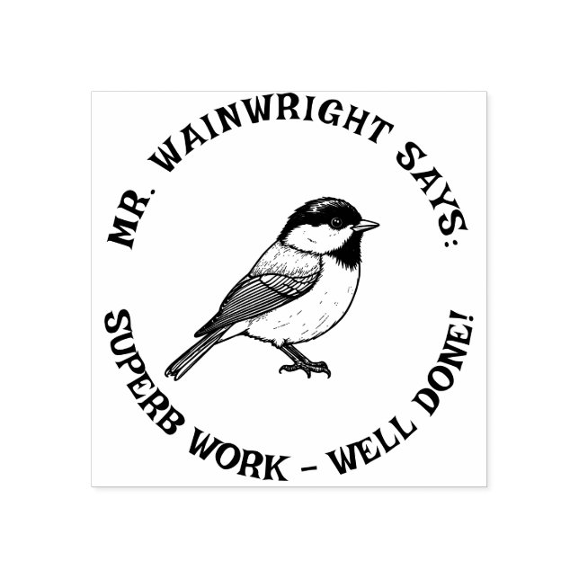 Carimbo de Carimbo do Professor Personalizado "Tra (Impressão)